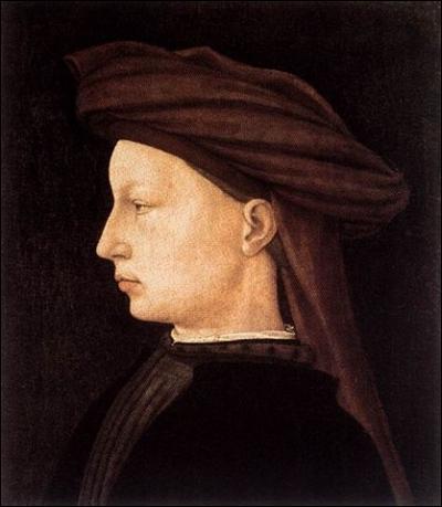 Portrait de profil d'un jeune homme, 1425