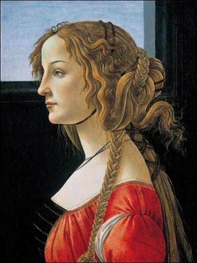 Portrait de Simonetta Vespucci 1476-80