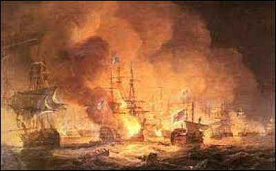 Alors que la campagne semble parfaitement se dérouler selon ses plans, une terrible nouvelle parvient à Napoléon le 1er août 1798. Il apprend que la flotte française vient de subir un désastre dans un combat naval face à la marine britannique. Quelle est cette bataille ?