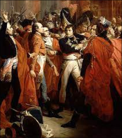 Si objectivement la campagne d'Egypte est un défaite militaire pour Bonaparte, la propagande napoléonienne fait de lui un glorieux conquérant. Il revient en France auréolé de prestige. Quel évènement lui permettra de prendre le pouvoir 4 mois après son retour (9 novembre1799) ?