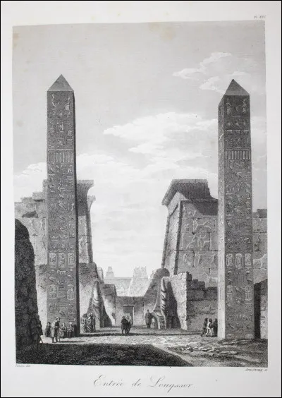 A Louxor, les dessinateurs napoléoniens ont immortalisé les 2 grandioses obélisques se dressant à l'entrée du temple. Le vice-roi d'Egypte offrira l'un d'eux à la France. Quel monarque français le fera installer au centre de la place de la Concorde à Paris ?