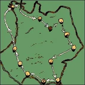 Par quelle ville nos amis ne sont pas passs ?