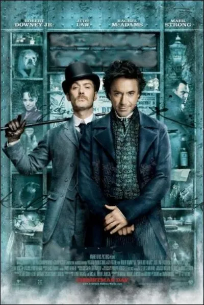 Thriller anglo-Amricano australien de Guy Ritchie sorti en 2009 avec Robert Downey Jr. , Jude Law... .
