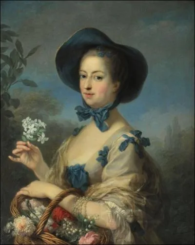 Madame de Pompadour en belle jardinire - v. 1754-1755
