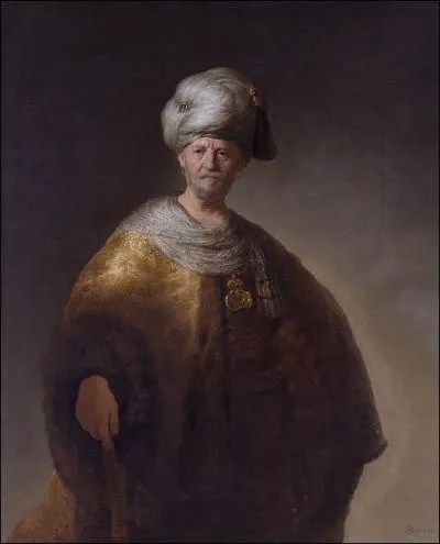 Portrait d'un homme en costume oriental, 1632
