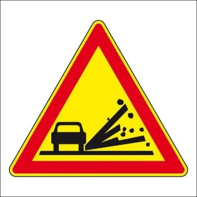 Ce panneau provisoire prvient d'une projection de ...