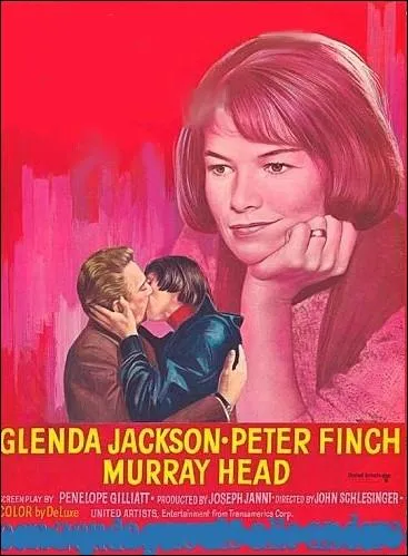 Film britannique ralis par John Schlesinger, sorti en 1971 avec Peter Finch, Glenda Jackson, Murray Head ... .
