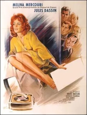 Film grec ralis par Jules Dassin de 1960 avec Melina Mercouri, Jules Dassin, George Foundas ... .