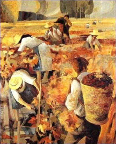 S'lvent en (... ) dans de vastes corbeilles ;