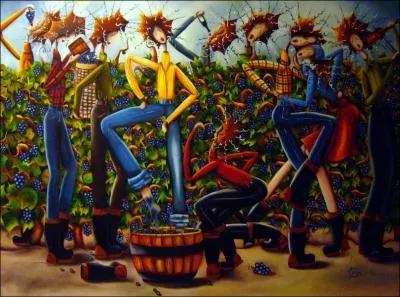 Une foule d'enfants (... ) de lui s'empresse,