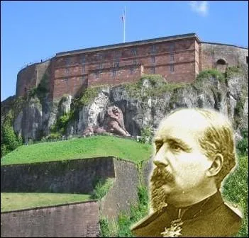 Grce  ses fortifications, Belfort soutint victorieusement de nombreux siges. Quel militaire avec sa garnison, rsista pendant plus de 100 jours aux prussiens en 1870 ?