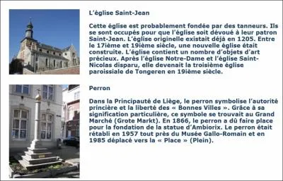 De nombreuses villes possdent un perron. La photo vous montre celui de