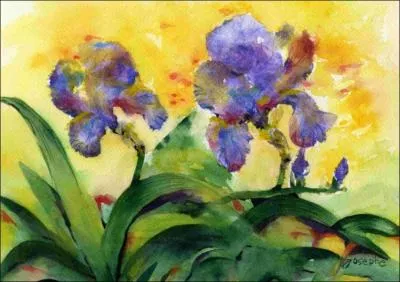 - trois (... ) bulbes d'iris et huit (... ) verts, ainsi qu'un grand nombre d'arbres (... )."