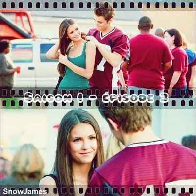 Quels personnages feront irruption dans la saison 1 (pisode 3) au moment o Bonnie, Stefan et Elena dnent ensemble ?