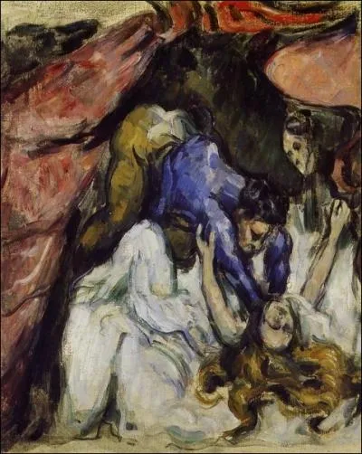 Quel grand peintre franais, dont le style prfigurait le cubisme, a ralis La femme trangle, vers 1875-76 ?