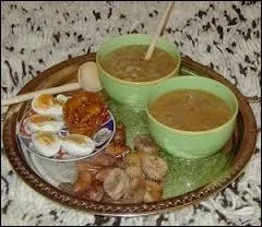 Une soupe marocaine est souvent le plat principal pour la rupture du jene du Ramadan. Quel est son nom ?