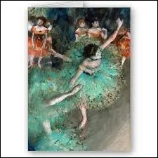 De qui est le tableau  la danseuse verte  (danseuse basculante) ?