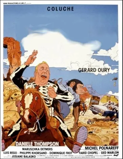 Comdie franaise ralise par Grard Oury en 1984 avec Coluche, Maruschka Detmers, Luis Rego, Josiane Balasko ... .