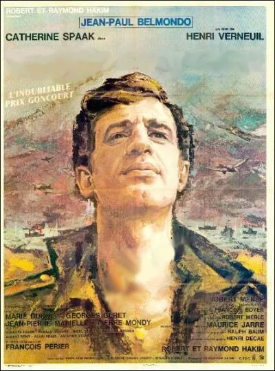 Le soldat   Dhry   aux cts de Jean-Paul Belmondo dans ce film tir du Roman de Robert Merle et ralis par Henri Verneuil en 1964 ... .