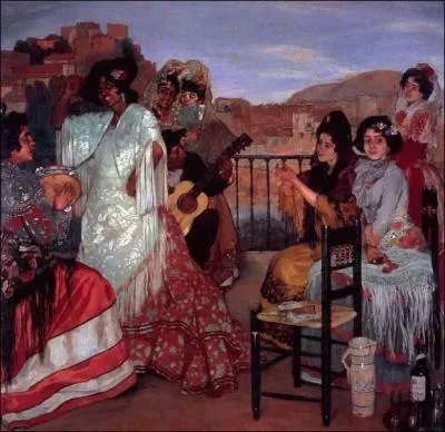 Danse gitane sur la terrasse, Granade, 1922-23
