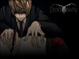 Quelle est la premire chose qui se passe quand une personne touche le Death Note ?