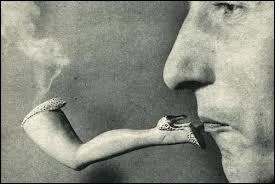 N'est-elle pas mignonne cette pipe ? On se croirait presque dans un tableau de...