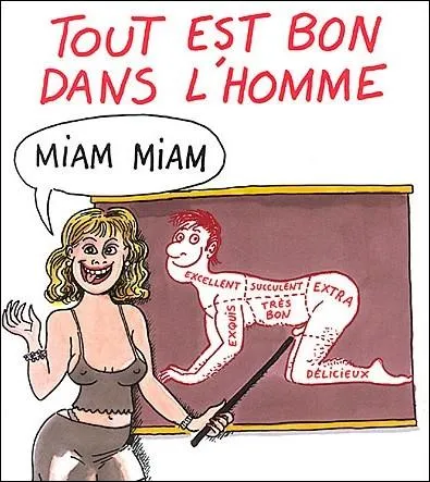 Quel dessinateur de presse est l'auteur de ce croquis humoristique ?