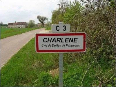 Le  C  en haut du panneau signifie