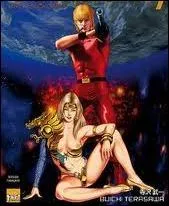 Porte le psychogun (rayon Delta), une arme surpuissante,  la place de son bras gauche.