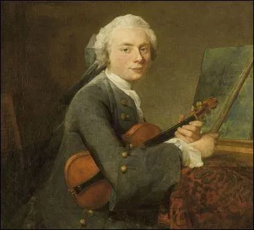 Jeune homme au violon, 1734-35