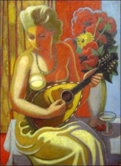 Jeune Femme  la mandoline, 1923
