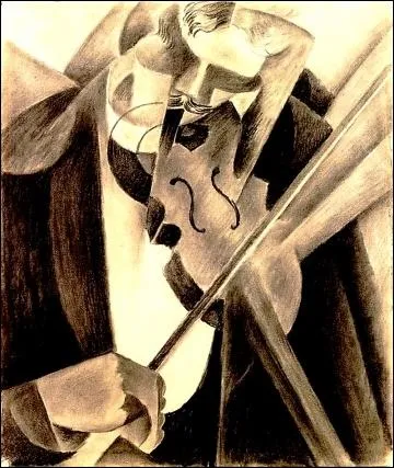 Le violoniste de socit, c. 1914-1915