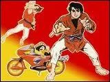 La srie a pour hros Sanshiro, un jeune artiste martial, parcourant le monde  moto en qute de l'assassin de son pre.