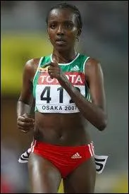 Athlte thiopienne ne en 1983, trois titres olympiques sur 5 000m et 10 000m aux JO de Pkin et Londres 2012.