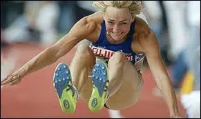 Athlte allemande ne en 1964, pratiquant le 100m, 200m , l'heptathlon et le saut en longueur, elle remporte deux medaille d'or aux JO de Barcelonne 1992 et de Sydney 2000 en saut en longueur.