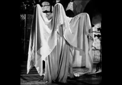 Qui ne se dcoiffe jamais ? Cet esprit farceur se cache toujours sous un drap blanc.