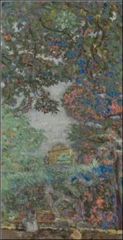 Qui a peint  Le banc (jardin du Luxembourg)  ?