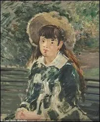 Qui a peint  Fillette sur un banc  ?