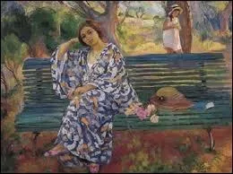 Qui a peint  Sur le banc vert, Sanary  ?