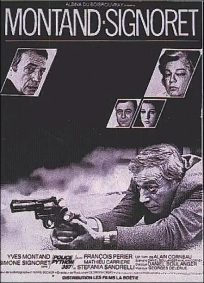 Film policier franais d'Alain Corneau sorti 1976 avec Yves Montand, Simone Signoret, Franois Prier, Stefania Sandrelli ... .