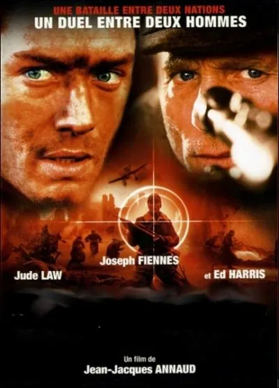 Film de guerre ralis par Jean-Jacques Annaud et sorti en salle en 2001, avec Jude Law, Rachel Weisz, Joseph Fiennes, Bob Hoskins ... .
