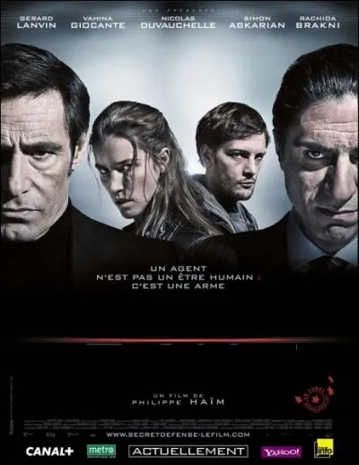 Film franais d'espionnage dramatique ralis par Philippe Ham en 2008 avec Grard Lanvin, Vahina Giocante, Nicolas Duvauchelle, Simon Abkarian... .