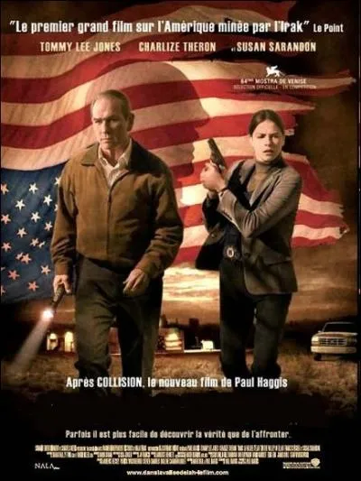 Drame psychologique amricain ralis par Paul Haggis en 2007avec Tommy Lee Jones, Charlize Theron, Jason Patric, Susan Sarandon ... .