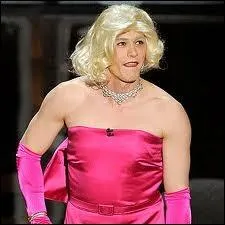 Clin d'oeil : qui a donc ici t Marilyn Monroe le temps d'un sketch de la crmonie des Oscars, crmonie qui se voulait novatrice, avec deux jeunes acteurs comme prsentateurs et qui fut navrante ?