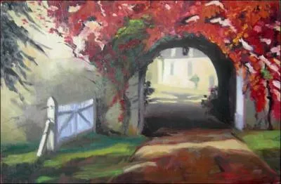 Le mur de clôture s'écroule sur la route, la (... ) (... ) sournoisement les glycines,