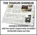 Au Japon, le Yomiuri Shimbun est ...