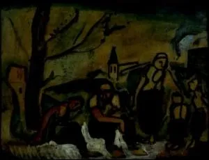 Qui a peint  La pauvre famille  ?