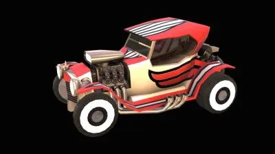 Qu'est-ce qui est derrire cette voiture ?