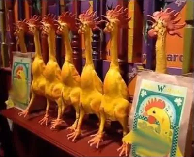 Encore un rayon ! Cette boutique enchane surprise sur surprise ! Qu'est-ce que c'est que a ? Un jouet pour chien ? Pardon, comment dites-vous ?