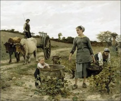 Quel peintre toulousain a ralis ce   Coin de vigne, Languedoc  